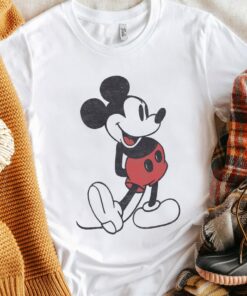Disney Mickey & Friends Mickey Mouse Pose Classic Vintage Portrait Shirt, Unisex T-shirt Family Birthday Gift Adult Kid Toddler Tee