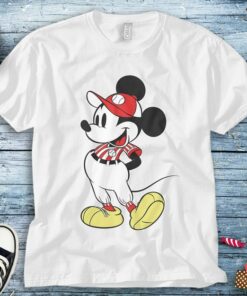 Disney Mickey Mouse Baseball Outfit T-Shirt Unisex Tee Adult T-shirt Kid Shirt Long Sleeve Hoodie Sweatshirt Women's Tank