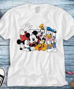 Disney Mickey and Friends The Gang Funny Unisex Tee Adult T-shirt Kid Shirt Long Sleeve Hoodie Sweatshirt Woman's Tank