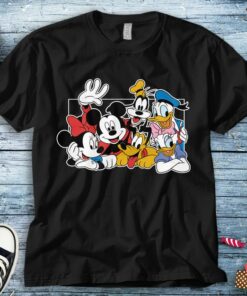 Disney Mickey and Friends The Gang Funny Unisex Tee Adult T-shirt Kid Shirt Long Sleeve Hoodie Sweatshirt Woman's Tank
