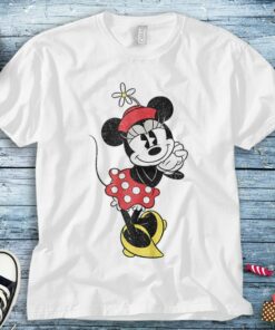 Disney Minnie Mouse Sweetheart Pose Unisex Tee Adult T-shirt Kid Shirt Long Sleeve Hoodie Sweatshirt Women's Tank