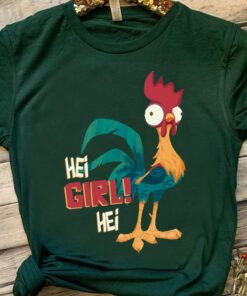 Disney Moana Hei Hei Chicken Hei Girl Hei T-Shirt Unisex Adult T-shirt Kid shirt Gift for Birthday Hoodie Sweatshirt Toddler Tee