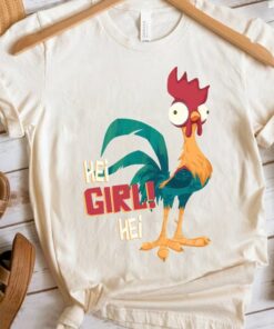 Disney Moana Hei Hei Chicken Hei Girl Hei T-Shirt Unisex Adult T-shirt Kid shirt Gift for Birthday Hoodie Sweatshirt Toddler Tee