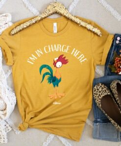 Disney Moana Hei Hei I'm In Charge Here Shirt, Magic Kingdom, Disneyland Family Trip Vacation Gift Unisex T-shirt Kid
