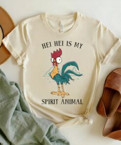 Disney Moana Hei Hei Is My Spirit Animal Portrait Shirt, Magic Kingdom, Disneyland Family Trip Vacation Gift Unisex T-shirt Kid