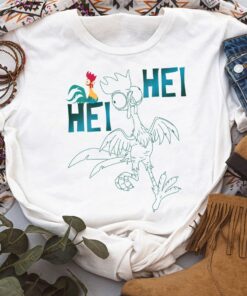 Disney Moana Hei Hei Outline Shirt, Disneyland Vacation Holiday, Unisex T-shirt Family Birthday Gift Adult Kid Toddler Comfort Colors Tee