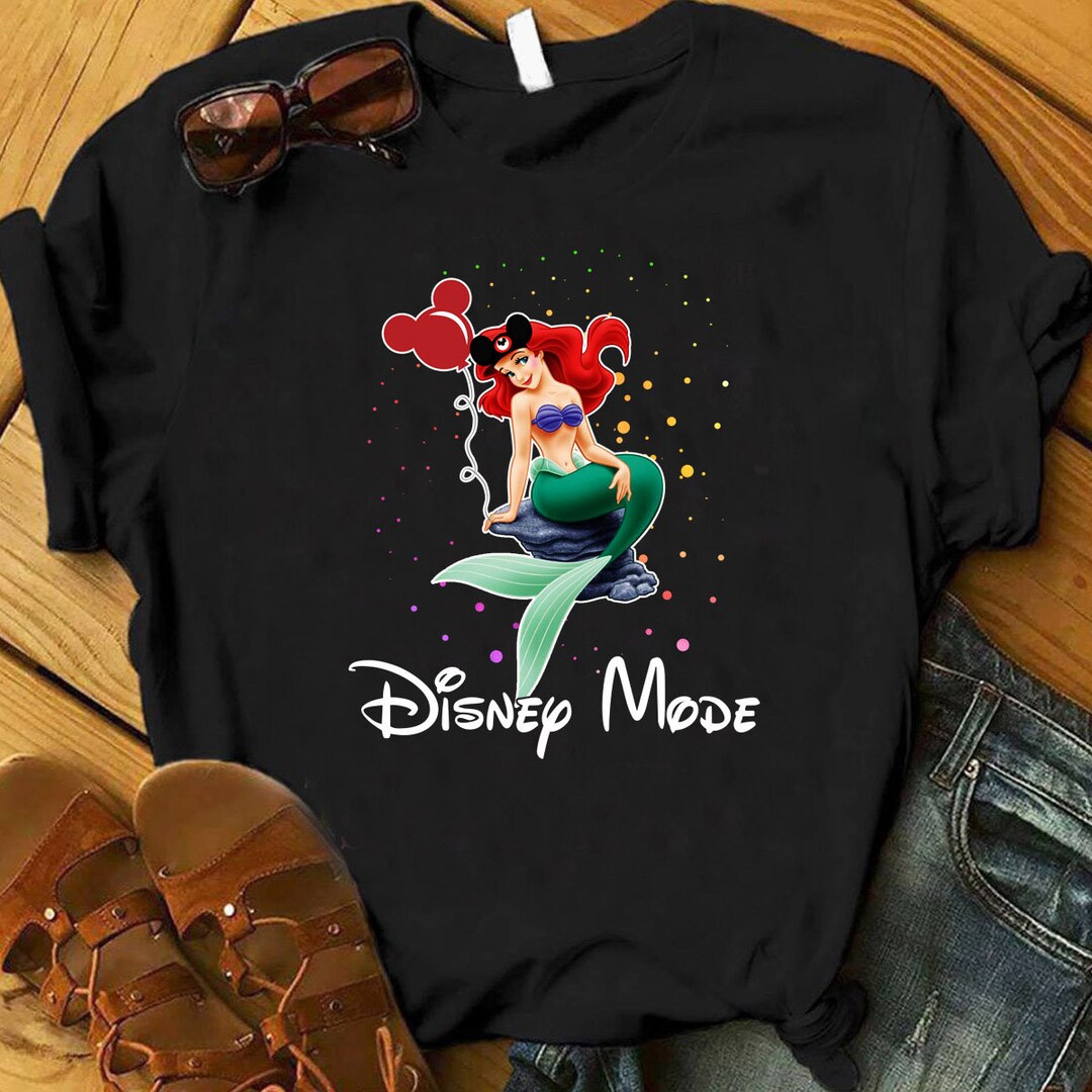 Disney Mode The Little Mermaid Shirt, Ariel Shirt, Disney Vacation Shirts, Disney Family Shirts, Cute Disney Shirt, Disney Princess Shirt Gift For Men Women Kid Hoodie Sweatshirt Toddler Shirt