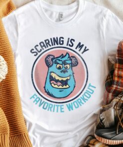 Disney Monsters Inc James P. Sullivan My Workout T-Shirt, Mike Wazowski, Unisex T-shirt Family Birthday Gift Adult Kid Toddler Tee