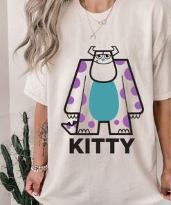 Disney Monsters Inc. Kitty Sulley Graphic T-Shirt, Sulley Portrait, Disneyland Vacation Family Trip Vacation Gift Unisex T-shirt