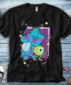 Disney Monsters Inc. Mike And Sully 90's Style T-Shirt Unisex Adult T-shirt Kid Shirt Long Sleeve Hoodie Sweatshirt Women's Tank