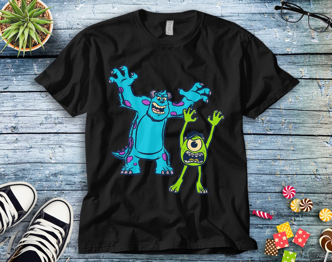 Disney Monsters University Sully and Mike T-shirt Unisex Tee Adult T-shirt Kid Shirt Long Sleeve Hoodie Sweatshirt Woman's Tank