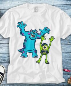 Disney Monsters University Sully and Mike T-shirt Unisex Tee Adult T-shirt Kid Shirt Long Sleeve Hoodie Sweatshirt Woman's Tank