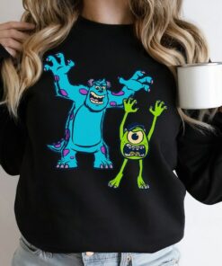 Disney Monsters University Sully and Mike T-shirt Unisex Tee Adult T-shirt Kid Shirt Long Sleeve Hoodie Sweatshirt Woman's Tank