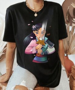 Disney Mulan Anime Half Girl Half Warrior Graphic T-Shirt, Mulan Shirt, Disneyland Holiday Vacation Gift Unisex Adult T-shirt Kid Shirt