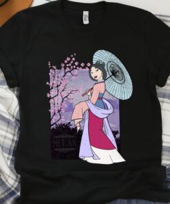 Disney Mulan Honor To Us All Cherry Blossoms Graphic T-Shirt Unisex Adult T-shirt Kid shirt Gift for Birthday Hoodie Sweatshirt Toddler Tee
