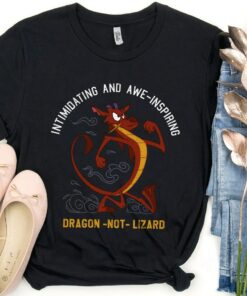 Disney Mulan Mushu Dragon Not Lizard Portrait Shirt, Disneyland Vacation Trip, Unisex T-shirt Family Birthday Gift Adult Kid Toddler Tee