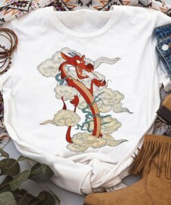 Disney Mulan Mushu Dragon T-Shirt Unisex Adult T-shirt Kid shirt Gift for Birthday Hoodie Sweatshirt Toddler Tee Disneyland Vacation