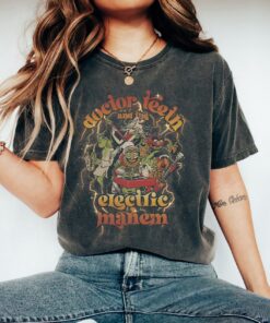 Disney Muppets Doctor Teeth And The Electric Mayhem Poster T-Shirt, Disneyland Family Trip Vacation Gift Unisex Adult T-shirt Kid Shirt
