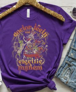Disney Muppets Doctor Teeth And The Electric Mayhem Poster T-Shirt, Disneyland Family Trip Vacation Gift Unisex Adult T-shirt Kid Shirt