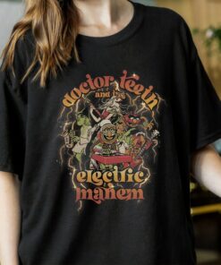 Disney Muppets Doctor Teeth And The Electric Mayhem Poster T-Shirt, Disneyland Family Trip Vacation Gift Unisex Adult T-shirt Kid Shirt