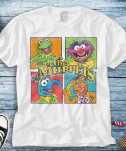 Disney Muppets Group Shot Box Up Unisex Tee Adult T-shirt Kid Shirt Long Sleeve Hoodie Sweatshirt Women's Tank