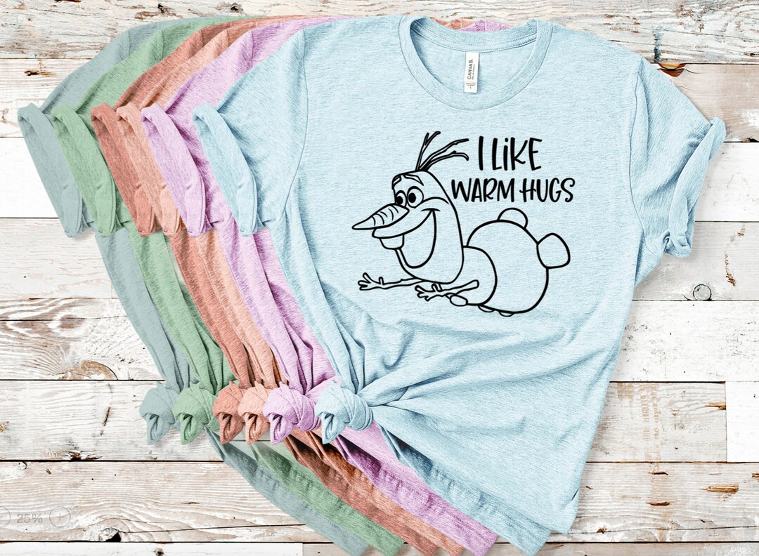 Disney Olaf Shirt, I Like Warm Hugs, Disney Frozen Shirt, Disney Shirts for Women, Girls Disney Shirts, Boys Disney Shirt Gift For Men Women Kid Hoodie Sweatshirt Toddler Shirt