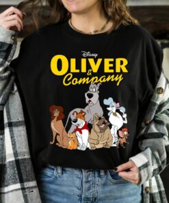 Disney Oliver and Company Cute Disney Shirt Disneyland Vacation Matching Shirt Unisex Adult T-shirt Kid Shirt Sweatshirt