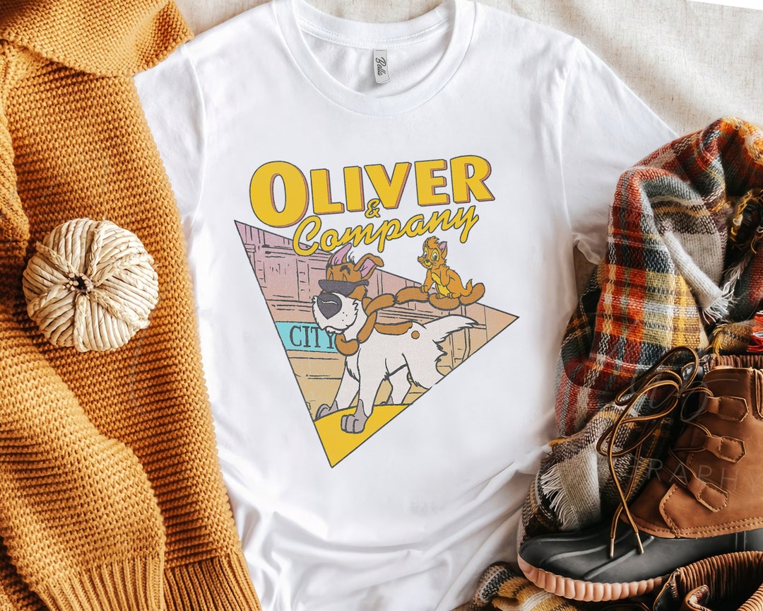 Disney Oliver and Company Graphic Shirt, Georgette, Disneyland Vacation Trip, Unisex T-shirt Family Birthday Gift Adult Kid Toddler Tee