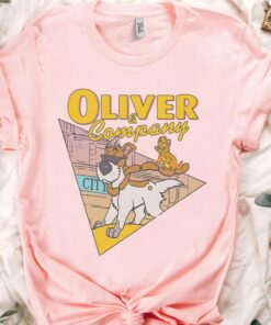 Disney Oliver and Company Graphic Shirt, Georgette, Disneyland Vacation Trip, Unisex T-shirt Family Birthday Gift Adult Kid Toddler Tee