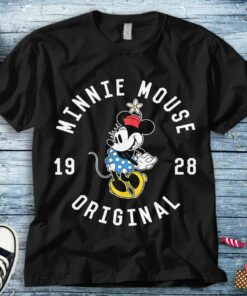 Disney Original Minnie Mouse T-Shirt Unisex Tee Adult T-shirt Kid Shirt Long Sleeve Hoodie Sweatshirt Woman's Tank