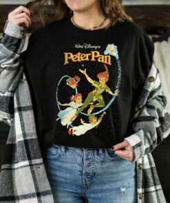 Disney Peter Pan Darling Flight Vintage Graphic T-Shirt Disneyland Vacation Holiday Trip Unisex Adult T-shirt Kid Shirt Hoodie Sweatshirt