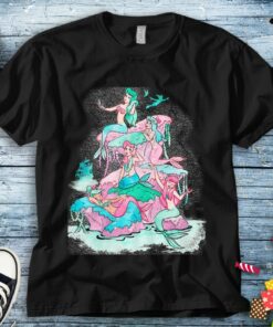 Disney Peter Pan Mermaids Watercolor Retro Graphic T-Shirt Unisex Adult T-shirt Kid Shirt Toddler Tee Women's Tank Hoodie Sweatshirt
