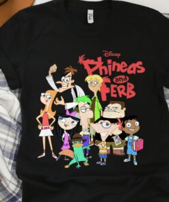 Disney Phineas And Ferb The Group Logo T-Shirt Unisex Adult T-shirt Kid shirt Gift for Birthday Hoodie Sweatshirt Toddler Tee