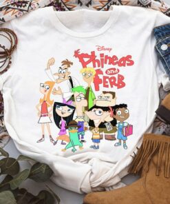Disney Phineas And Ferb The Group Logo T-Shirt Unisex Adult T-shirt Kid shirt Gift for Birthday Hoodie Sweatshirt Toddler Tee