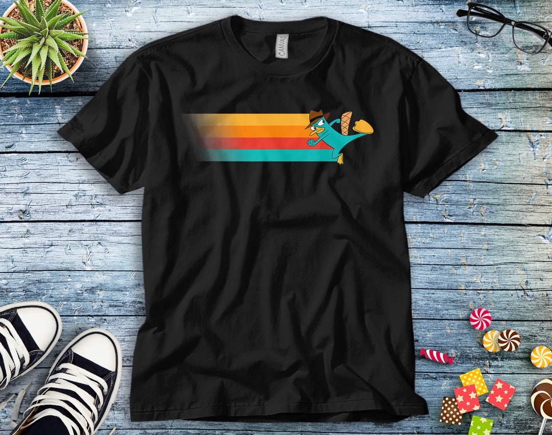 Disney Phineas and Ferb Perry the Platypus Unisex Tee Adult T-shirt Kid Shirt Long Sleeve Hoodie Sweatshirt