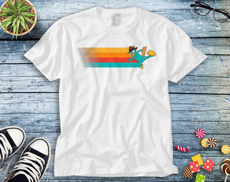 Disney Phineas and Ferb Perry the Platypus Unisex Tee Adult T-shirt Kid Shirt Long Sleeve Hoodie Sweatshirt