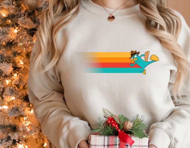 Disney Phineas and Ferb Perry the Platypus Unisex Tee Adult T-shirt Kid Shirt Long Sleeve Hoodie Sweatshirt