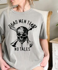 Disney Pirates of the Caribbean Dead Men Tell No Tales Shirt, Vintage Retro Skull, Disneyland Family Trip Gift Unisex Adult T-shirt Kid Shirt