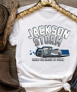 Disney Pixar Cars 3 Jackson Storm Graphic T-Shirt Unisex T-shirt Birthday Shirt Gift For Men Women Kid Hoodie Sweatshirt Toddler Shirt
