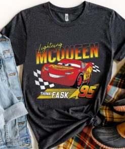 Disney Pixar Cars Lightning McQueen Vintage Cars Homage Unisex T-shirt Birthday Shirt Gift For Men Women Kid Hoodie Sweatshirt Toddler Shirt