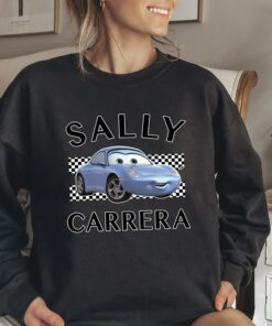 Disney Pixar Cars Sally Carrera Finish Graphic T-Shirt, Magic Kingdom, Disneyland Family Trip Vacation Gift Unisex Adult T-shirt Kid Shirt