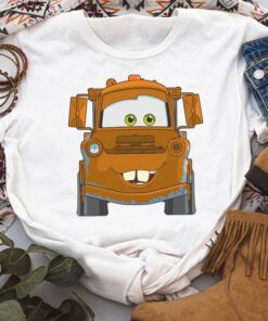 Disney Pixar Cars Tow Mater Big Truck Face Shirt, Magic Kingdom Holiday Trip Unisex T-shirt Family Birthday Gift Adult Kid Toddler Tee