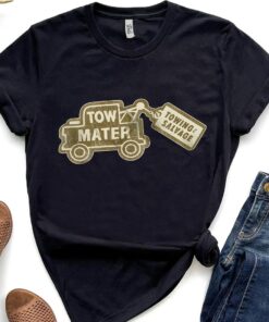 Disney Pixar Cars Tow Mater's Business Card Graphic Shirt, Disneyland Vacation Unisex T-shirt Family Birthday Gift Adult Kid Toddler Tee