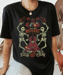 Disney Pixar Coco Your Moment Skeletons Graphic T-Shirt, Disney World Disneyland Holiday Vacation Trip Gift Unisex Adult T-shirt Kid Shirt