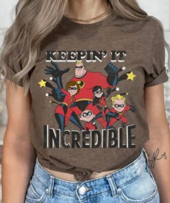 Disney Pixar Incredibles Keepin It Graphic T-Shirt, Disney World Tee, Disneyland Holiday Vacation Trip Gift Unisex Adult T-shirt Kid Shirt