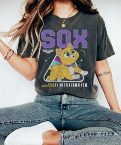 Disney Pixar Lightyear Sox Star Command Cat Poster T-Shirt, Magic Kingdom Tee, Disneyland Family Trip Vacation Gift Unisex T-shirt