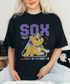 Disney Pixar Lightyear Sox Star Command Cat Poster T-Shirt, Magic Kingdom Tee, Disneyland Family Trip Vacation Gift Unisex T-shirt