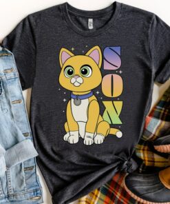 Disney Pixar Lightyear Sox Starry Cat Poster Shirt, Magic Kingdom Holiday Unisex T-shirt Family Birthday Gift Adult Kid Toddler Tee