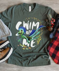 Disney Pixar Luca Swim With Me Shirt, Luca Poster Shirt, Disneyland Holiday Vacation Gift Unisex Adult T-shirt Kid Shirt