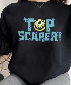Disney Pixar Monsters Inc. Mike Wazowski Top Scarer Shirt, Disneyland Vacation, Unisex T-shirt Family Birthday Gift Adult Kid Toddler Tee